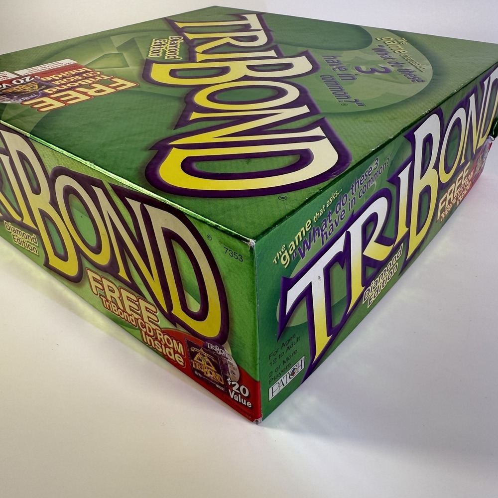 Patch Prod Boardgame TriBond (2000 Diamond Ed) Box VG/VG+ - Picture 6 of 13